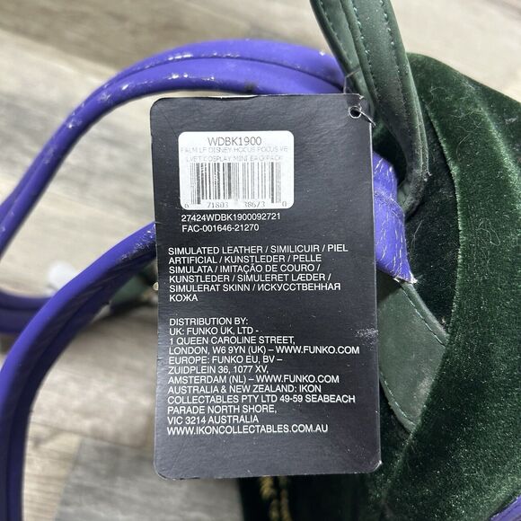 Disney Loungefly Emerald Green Velour HocusPocus Winifred Sanderson MiniBackpack main image 9